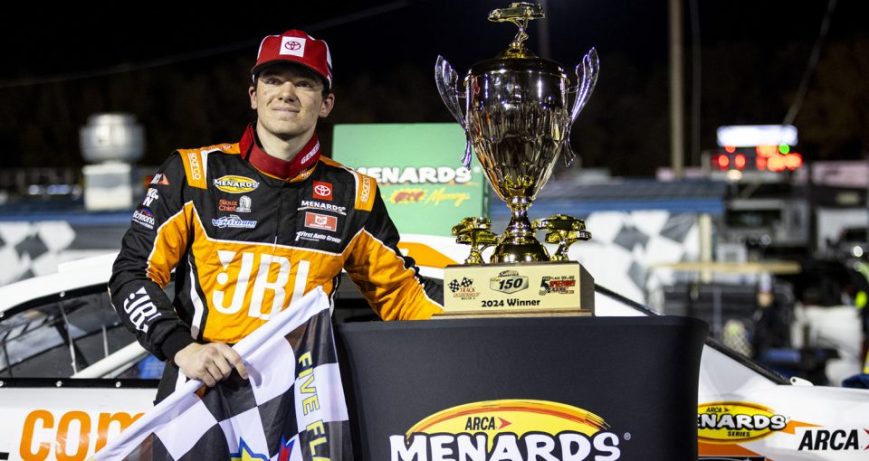 Ruggiero Makes a Statement with Pensacola Triumph in ARCA Menards Series East