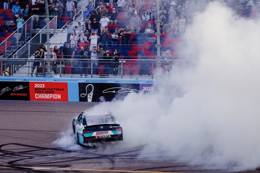 Smith Capitalizes on Allgaier’s Misfortune to Win Xfinity Race at Phoenix