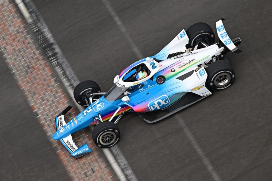 Josef Newgarden Picks Up Where He Left Off at Indy