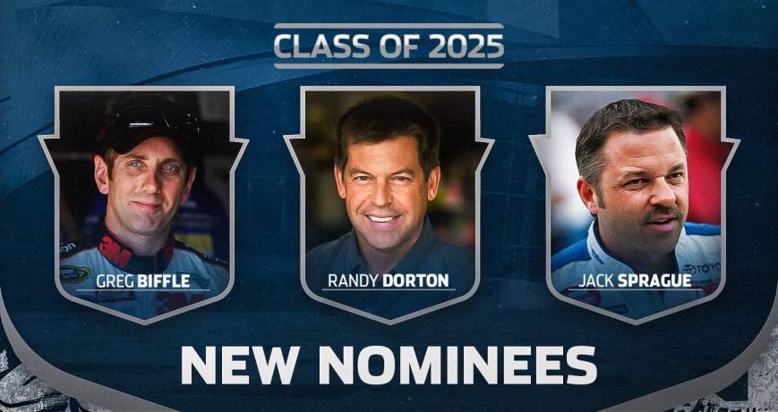 NASCAR Announces Nominees for 2025 Hall of Fame Class and Landmark Award