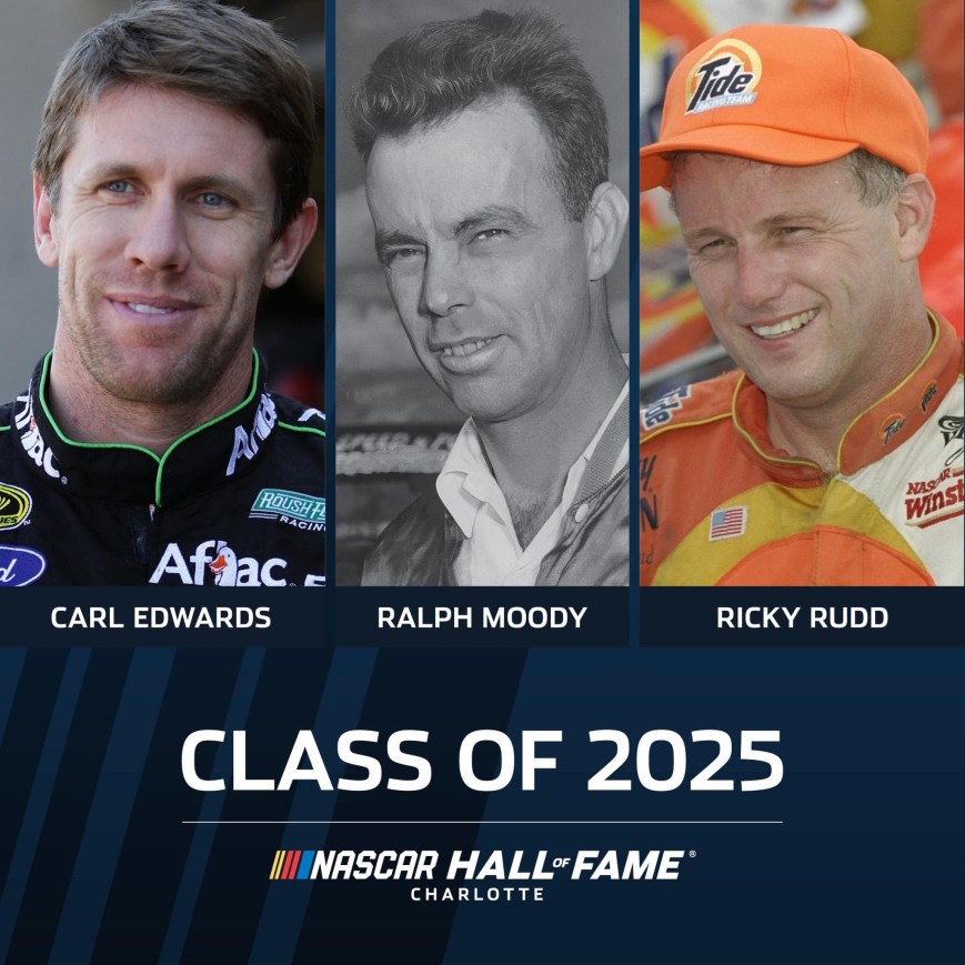 NASCAR Unveils Hall of Fame Class of 2025 and Landmark Award Winner