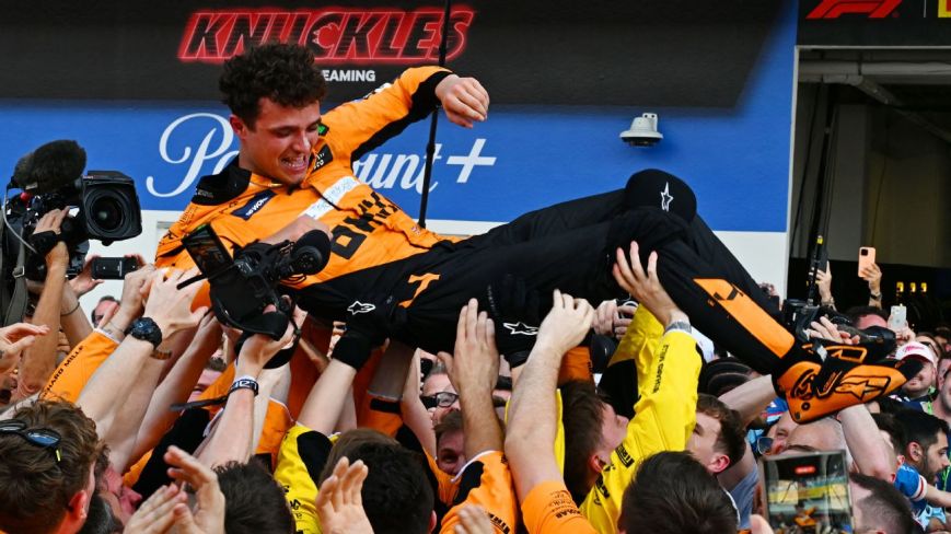 Lando Norris Finally Breaks Through for Maiden F1 Win in Miami