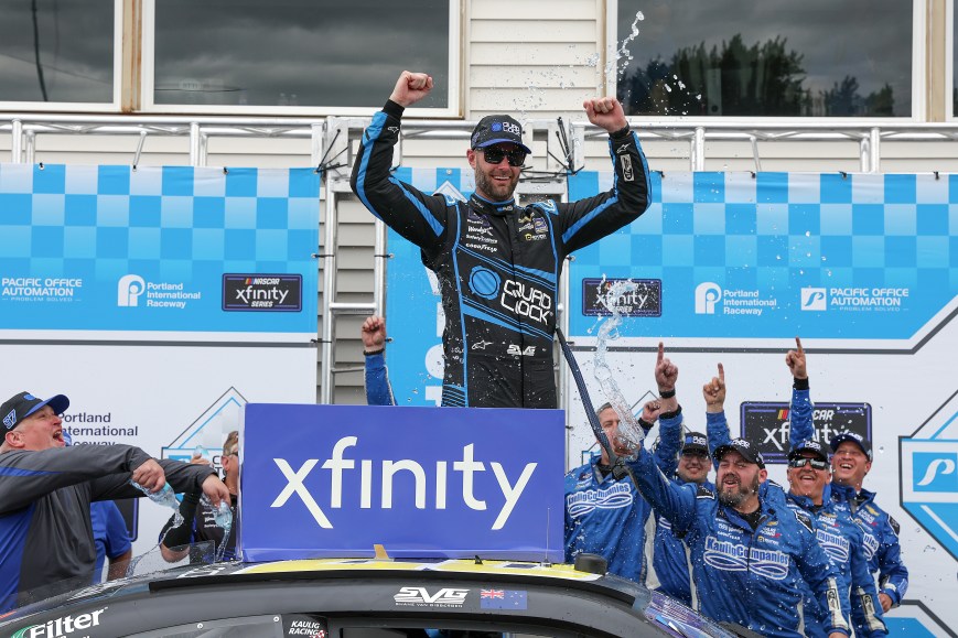 Van Gisbergen Claims First Xfinity Win at Portland