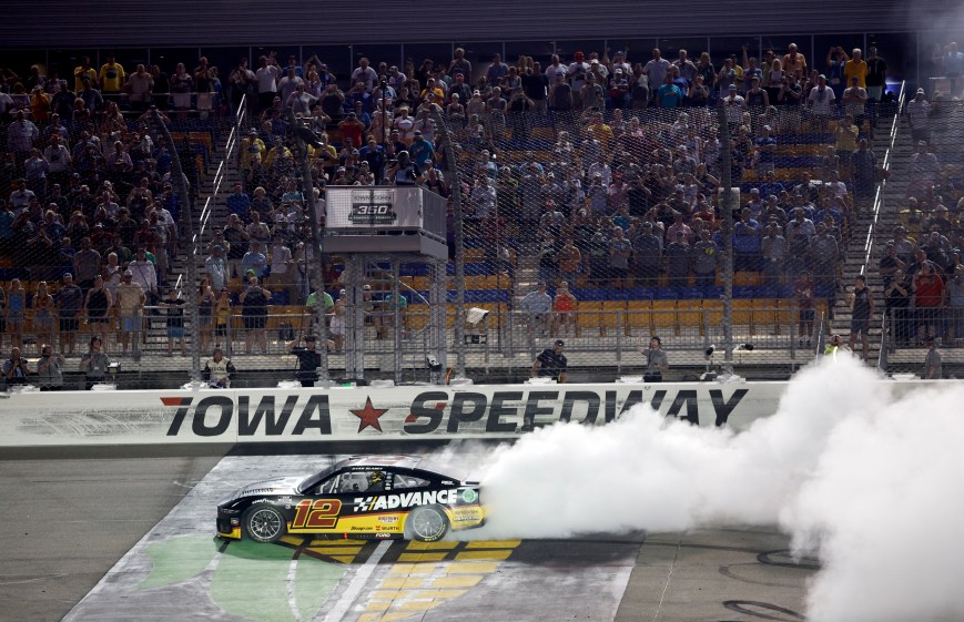 Blaney Triumphs at Inaugural Iowa Cup Race, Completes Triple Crown