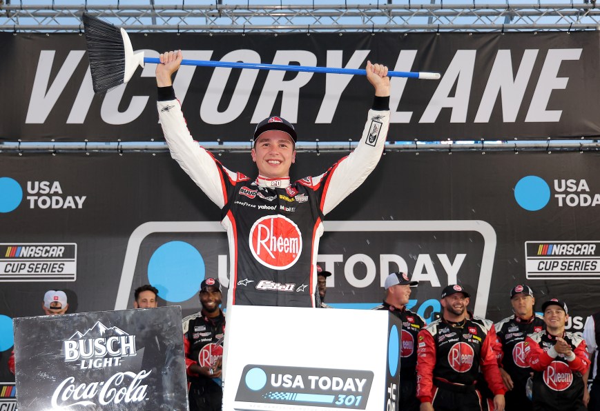 Christopher Bell Sweeps New Hampshire Weekend in Rain-Delayed NASCAR Cup Race