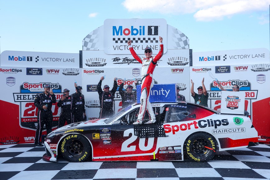 Christopher Bell Captures Dramatic Xfinity Series Win at Darlington