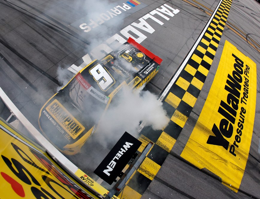 Enfinger Secures Playoff Victory in Thrilling Talladega Race