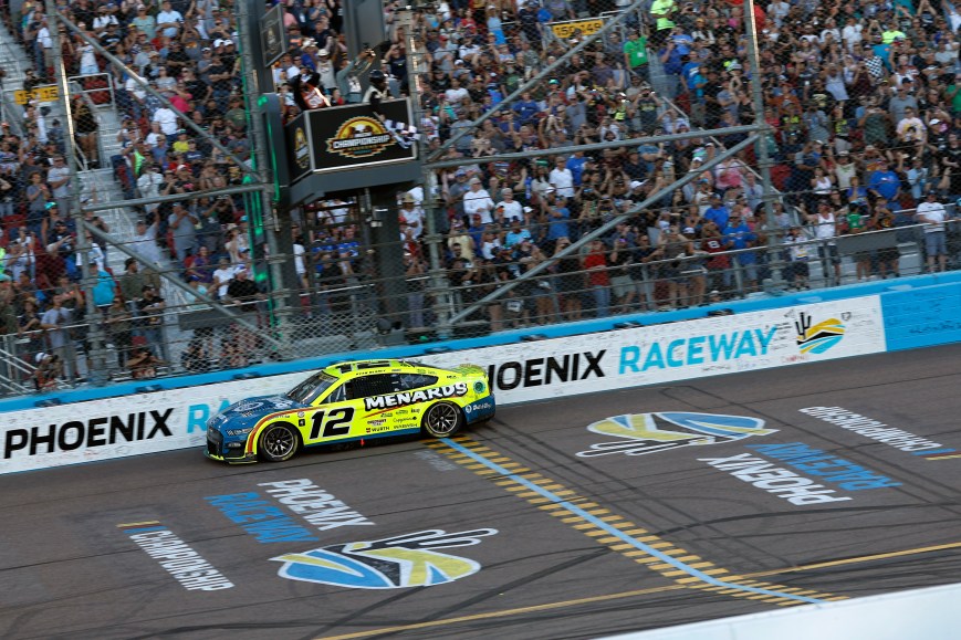 Blaney Tops Final Cup Practice at Phoenix Championship Weekend