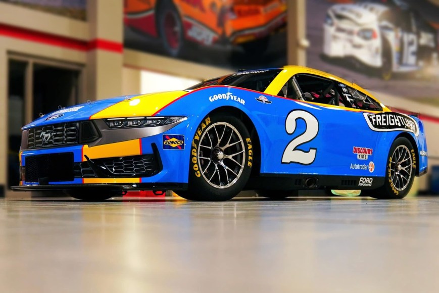 Austin Cindric and Team Penske Unveil Dale Earnhardt-Inspired Throwback for Darlington
