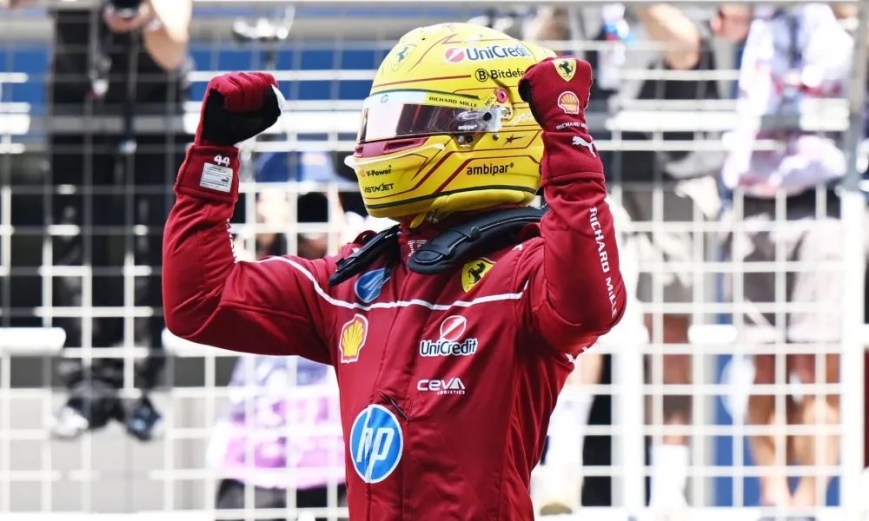 Hamilton Claims First Victory for Ferrari in Shanghai Sprint Race