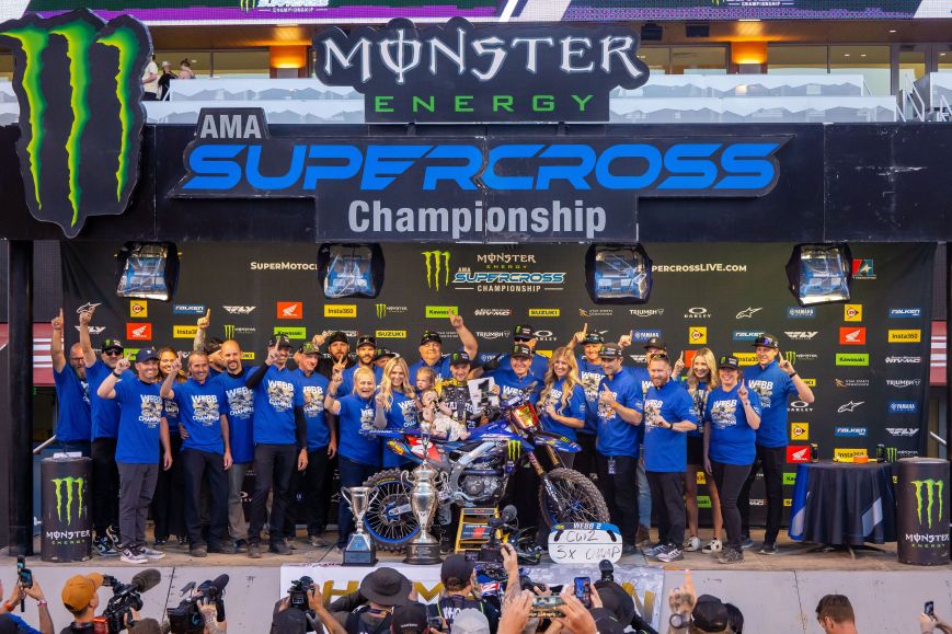 Champions Crowned: Webb and Vialle Secure Titles at Dramatic Salt Lake City Supercross Finale