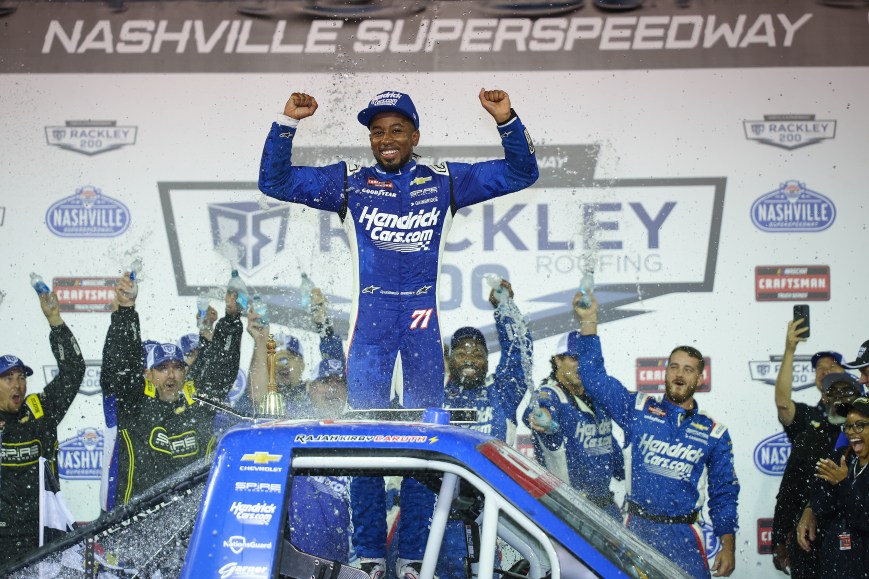 Caruth Conquers Nashville with Clutch Drive to Claim First Victory of 2025