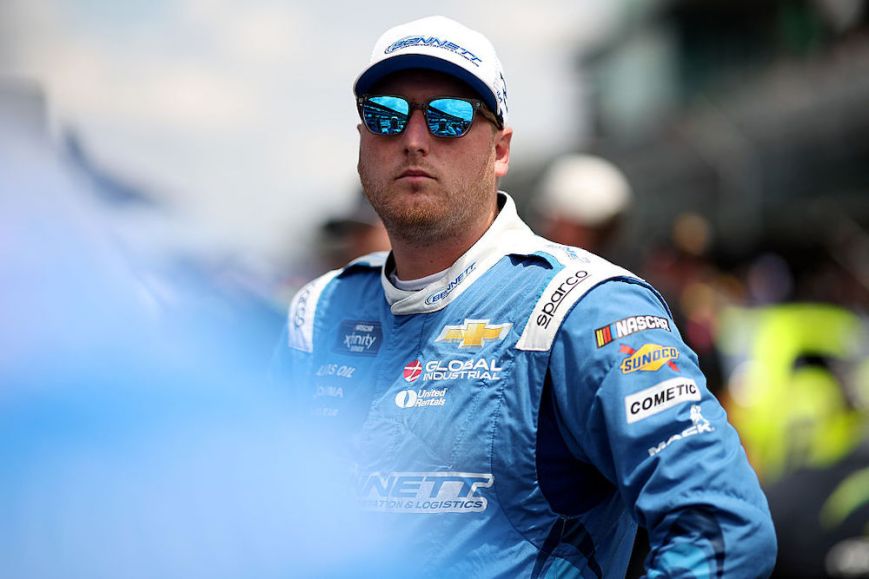 Austin Hill Suspended One Race After On-Track Incident with Aric Almirola at Indianapolis