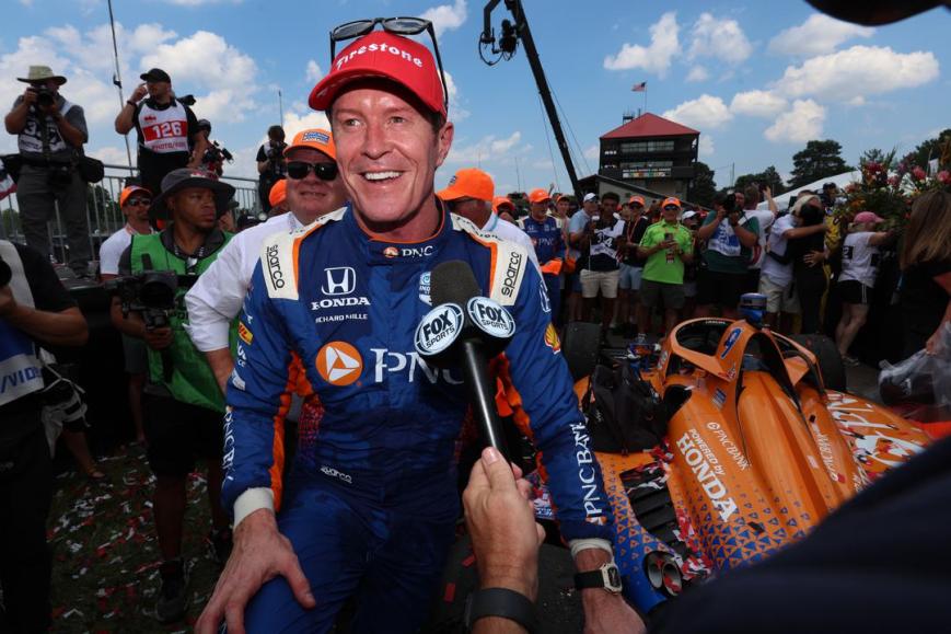 Dixon Capitalizes on Palou’s Late Mistake to Win at Mid-Ohio
