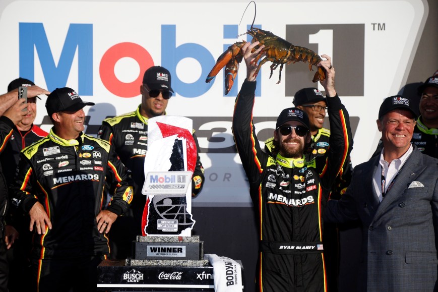 Blaney Leads Penske Ford Surge with Playoff Win at New Hampshire