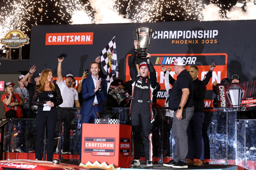 Corey Heim shakes off pressure to win NASCAR Truck Series championship