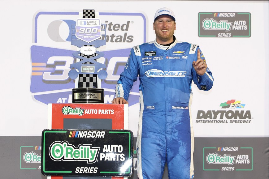 Austin Hill Owns Daytona Again in a Wild United Rentals 300