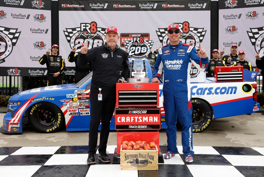 Kyle Busch Outduels Field for Record Ninth NASCAR CRAFTSMAN Truck Series Win at EchoPark Speedway