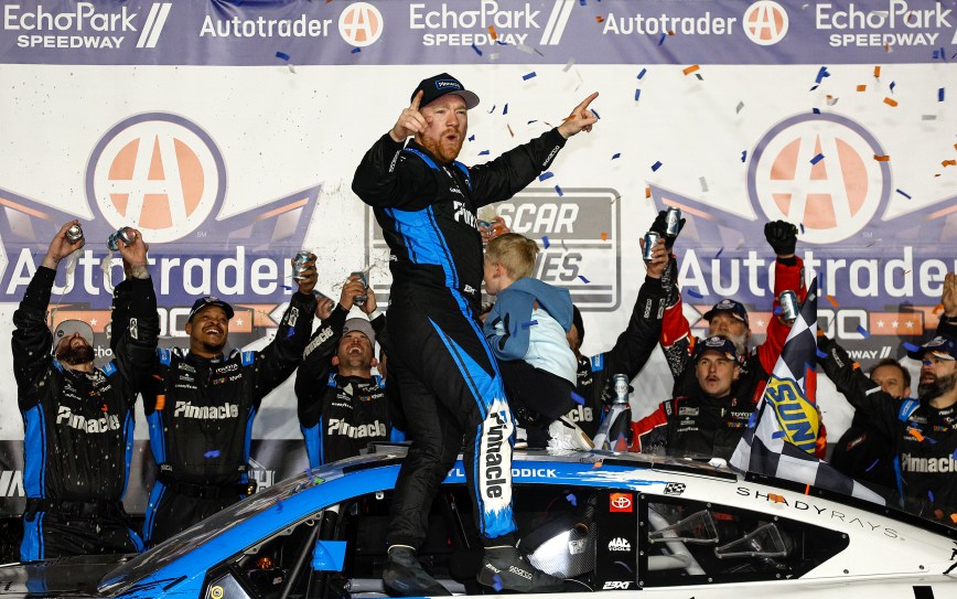 Tyler Reddick Claims Back-to-Back Victories With Double Overtime Comeback at EchoPark Speedway