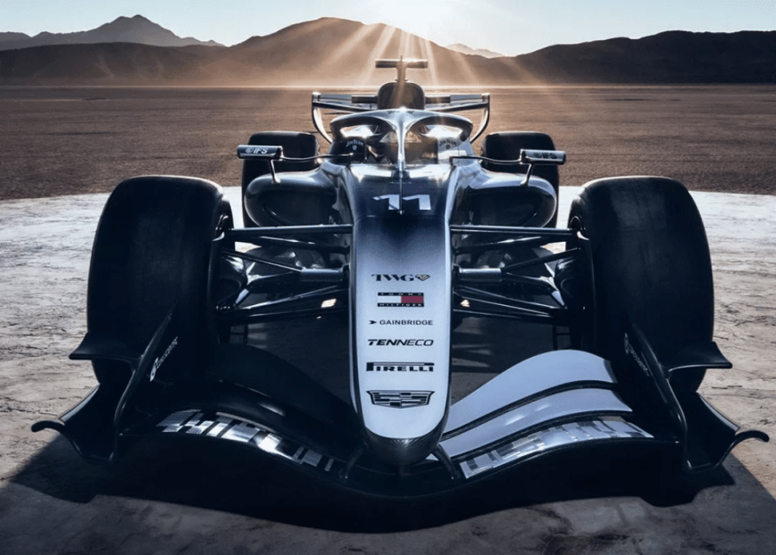 Cadillac F1 Unveils Stunning New Car at Super Bowl With Surprising Twists
