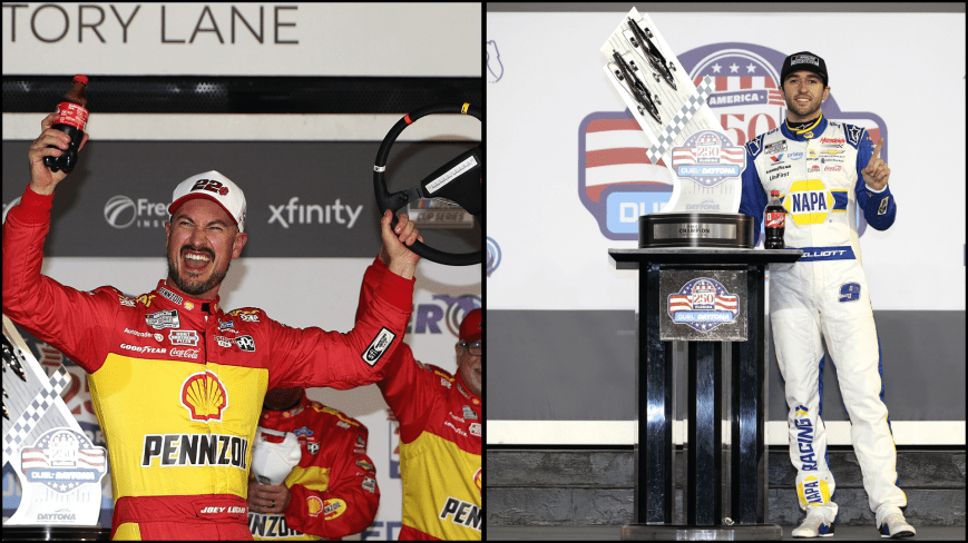 Joey Logano, Chase Elliott Win 150-mile Duels as DAYTONA 500 Field is Set