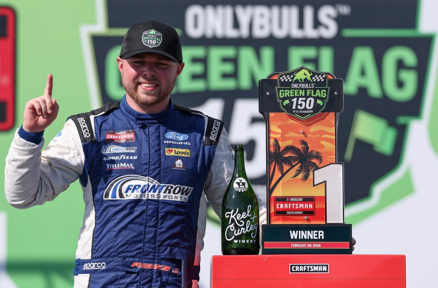 Layne Riggs Claims First Ever NASCAR CRAFTSMAN Truck Series Street Course Win in St. Petersburg