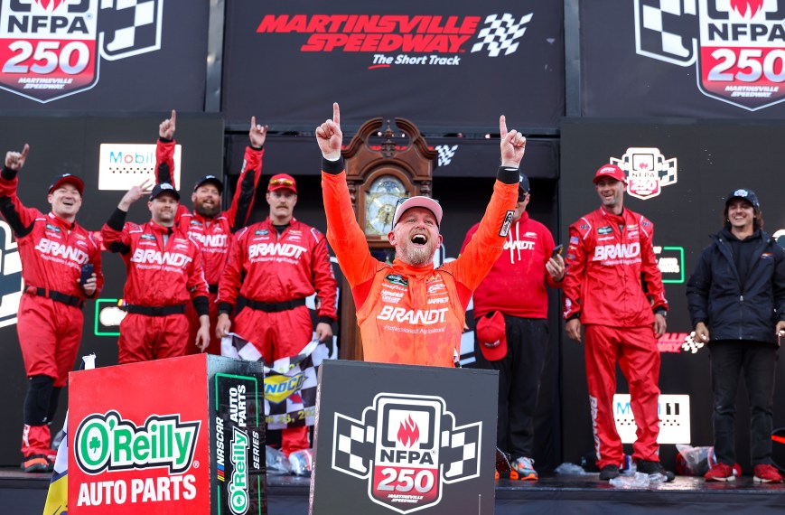Justin Allgaier Claims Third Win of the Season at Martinsville Speedway