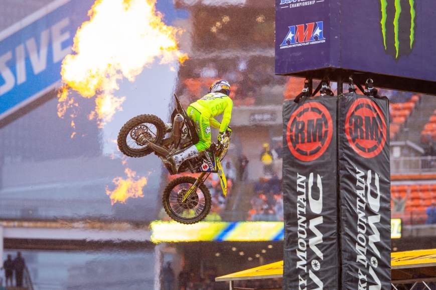 Ken Roczen Wins Wild Cleveland Triple Crown as Supercross Title Fight Tightens Dramatically
