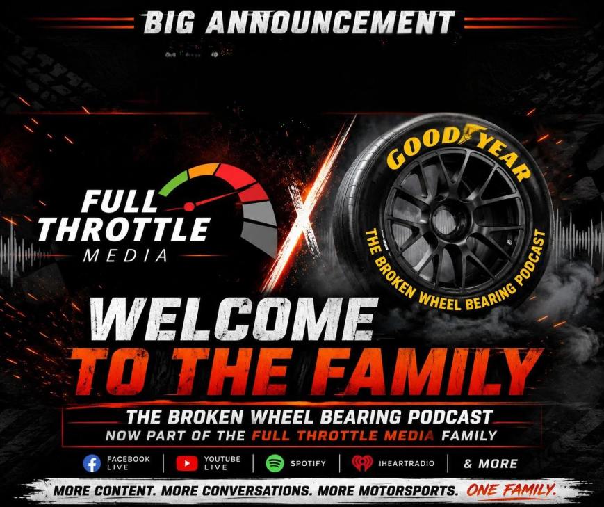 Full Throttle Media Welcomes The Broken Wheel Bearing Podcast to the Family