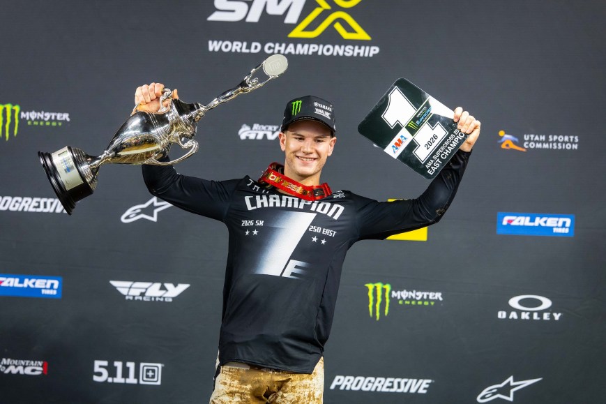 Cole Davies Clinches 250SMX Title as Ken Roczen Takes Control of 450 Championship in Philadelphia