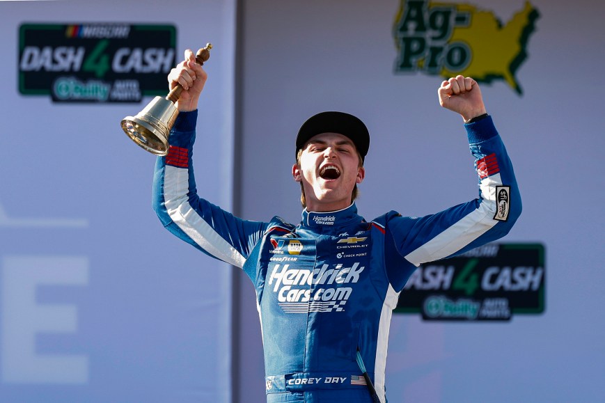 Corey Day Steals Talladega Thriller for First O’Reilly Auto Parts Series Win