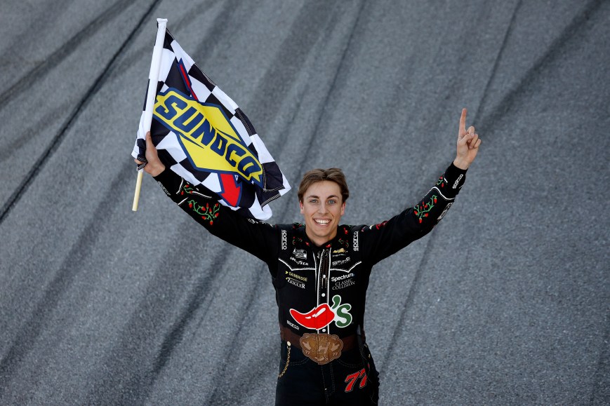 Carson Hocevar Scores First Cup Series Win with Bold Finish at Talladega