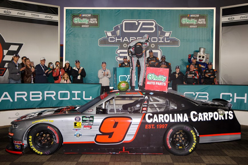 Through Rain, Oil, and Emotion, Ross Chastain Wins Wild Night at Charlotte
