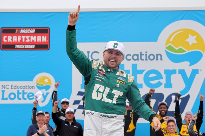 Layne Riggs Honors Kyle Busch with Emotional Charlotte Truck Series Victory