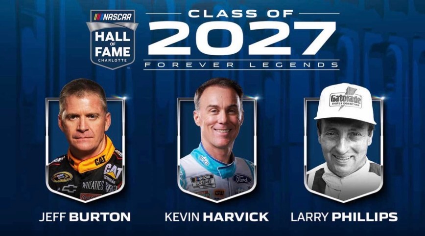 Kevin Harvick, Jeff Burton Headline NASCAR Hall of Fame Class of 2027