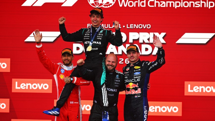 Antonelli Cruises in Canada as Russell Drama and Engine Failure End Mercedes Battle