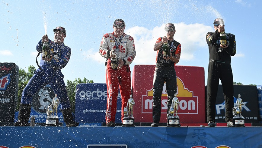 Doug Kalitta Breaks Speed Record in Top Fuel Win at zMAX 4-Wide Nationals