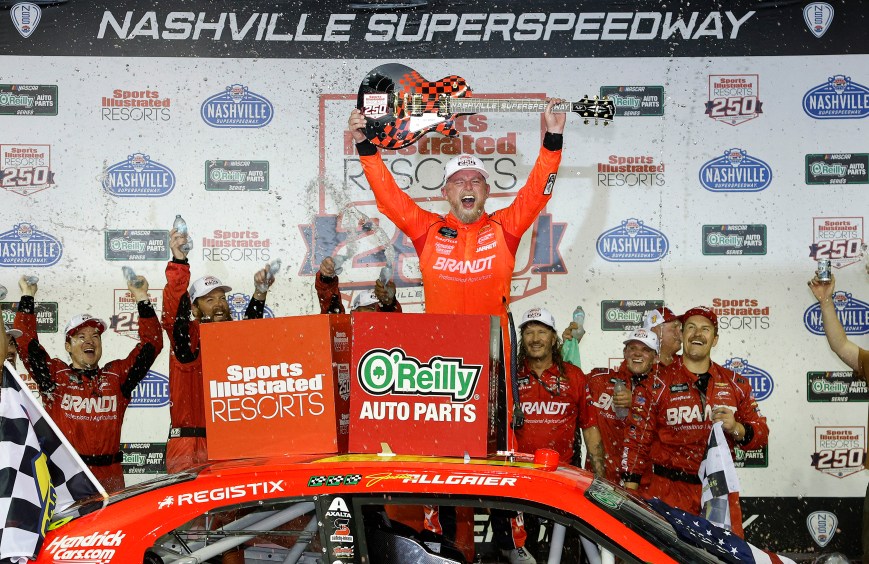Allgaier Wins Nashville Classic After Thrilling Battle With Rising Rookie